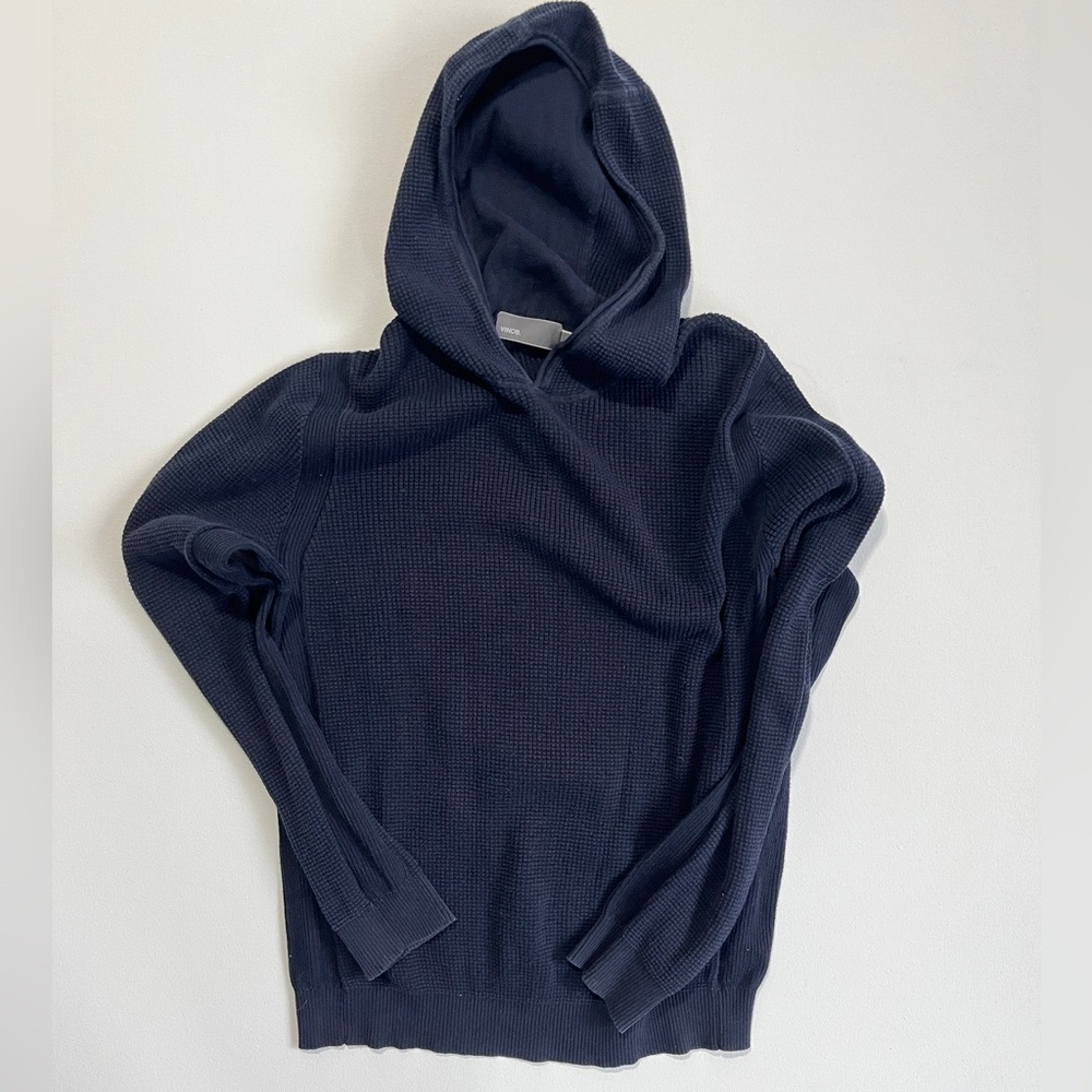 Vince thermal waffle hoodie